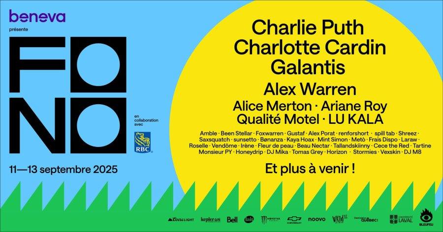 Festival Fono à Québec - événement