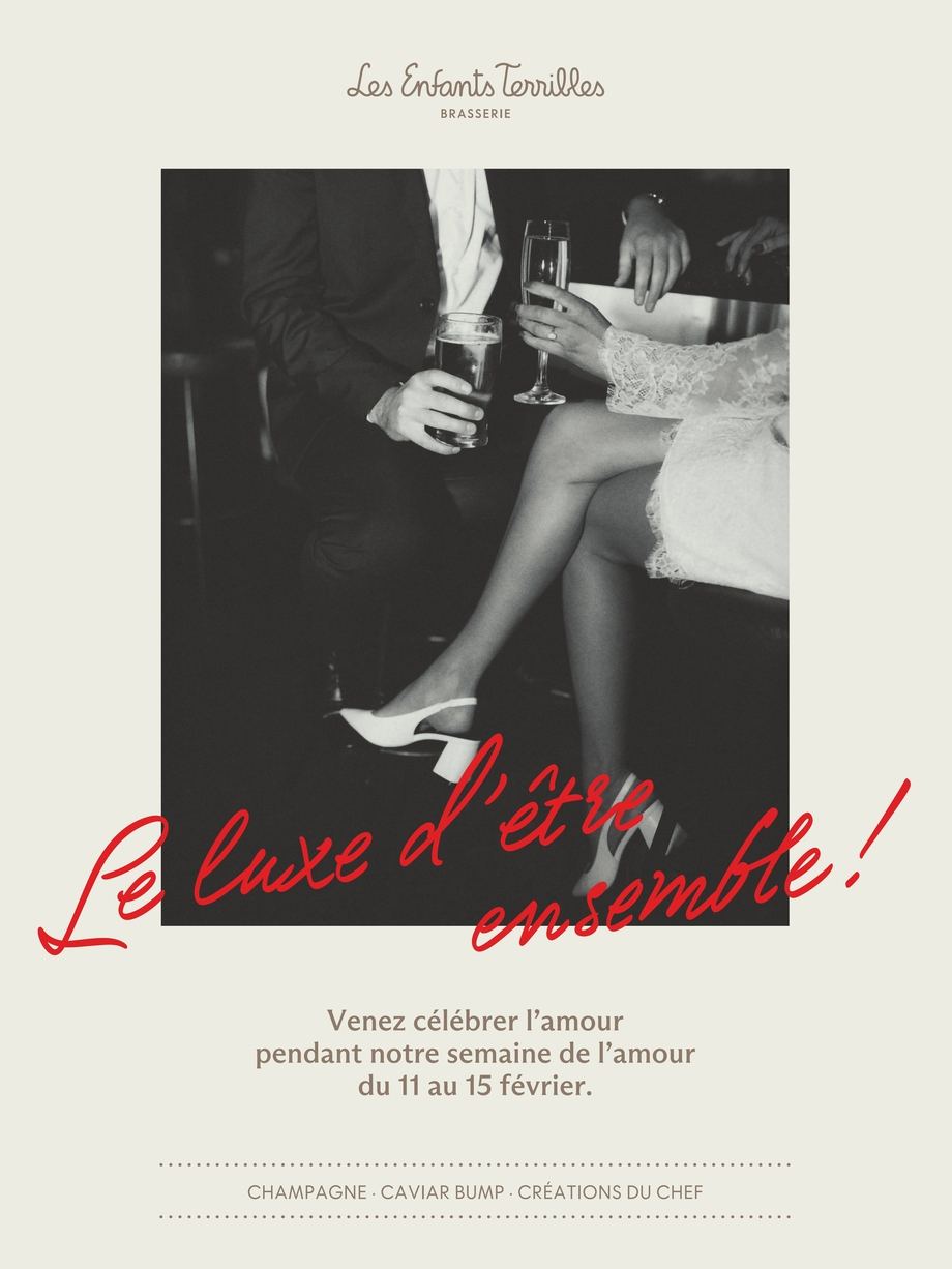 Semaine de l'amour: Saint-Valentin chez Les Enfants Terribles