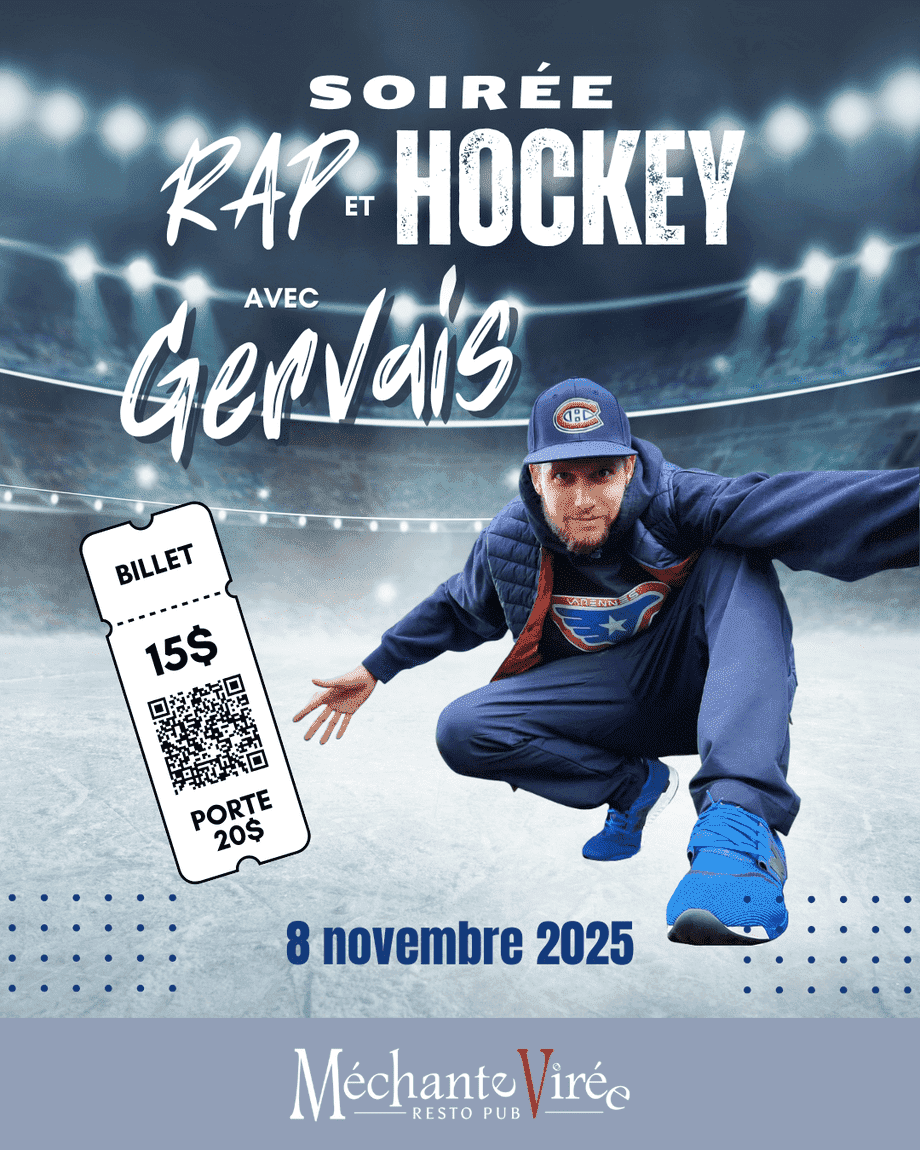 Soirée Rap et Hockey avec Gervais - événement
