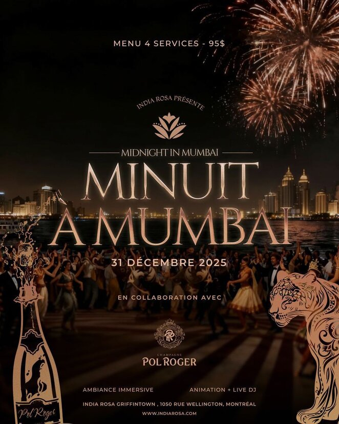 New Years Eve Countdown at India Rosa Griffintown