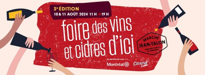 The Foires des Vins et Cidres Dici at Jean-Talon Market
