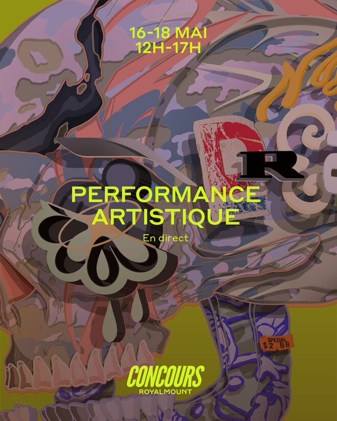 Performance artistique en direct chez ROYALMOUNT Événement