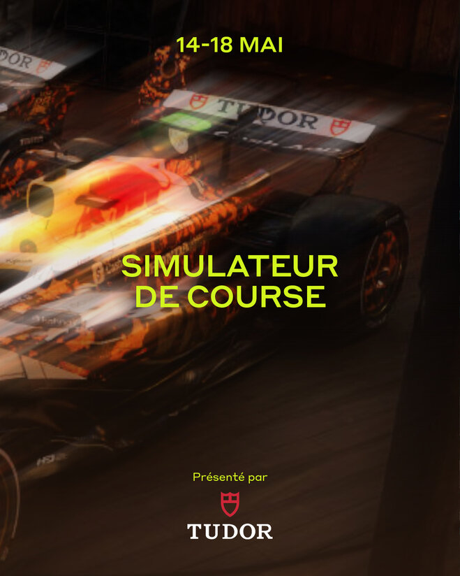 Simulateur de course F1 présenté par TUDOR chez ROYALMOUNT Événement