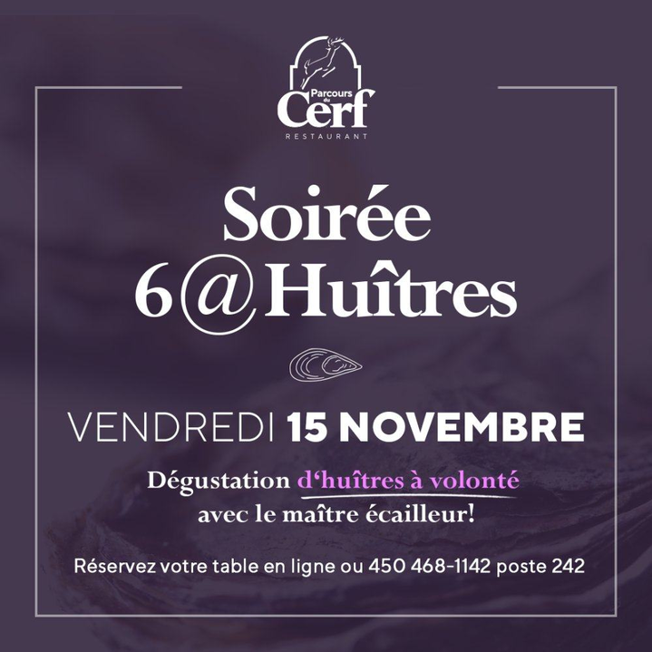 Evening of 6@Huîtres at Restaurant Lélan - Parcours du Cerf