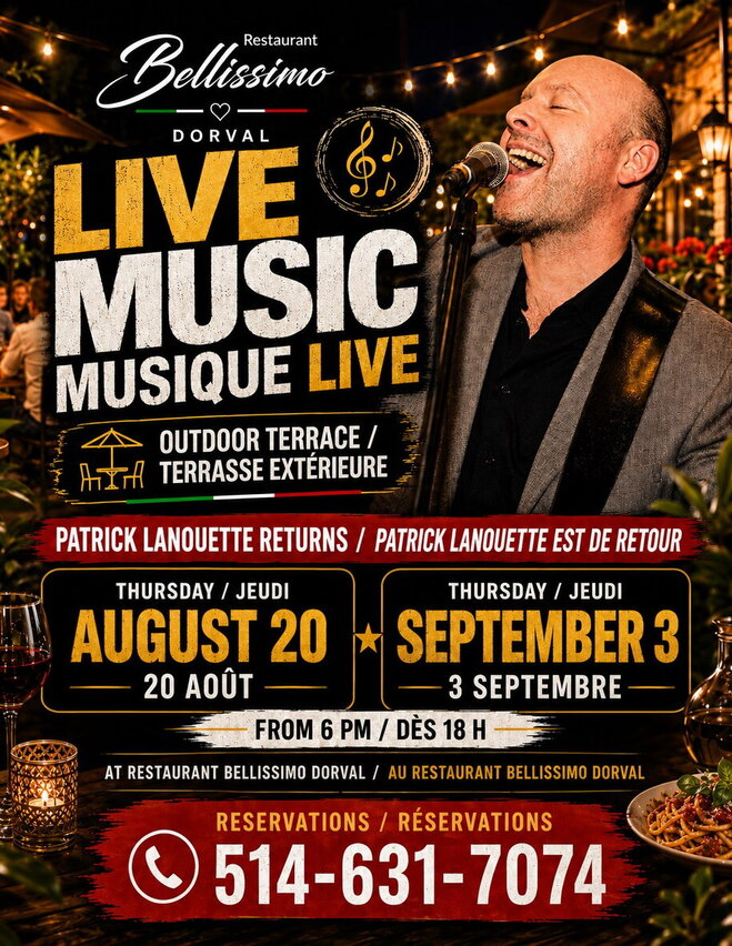 Live Music by Patrick Lanouette at Bellissimo Event