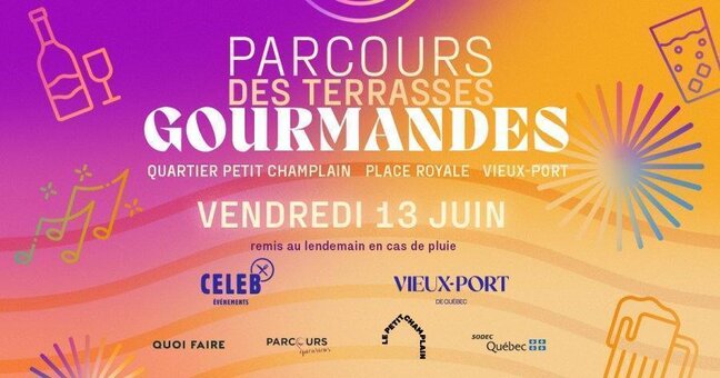 Parcours des Terrasses Gourmandes - Édition 2025 Événement