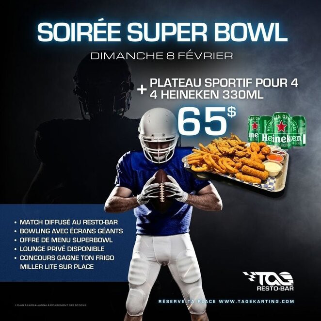 Super Bowl 2026 at Tag Resto Bar