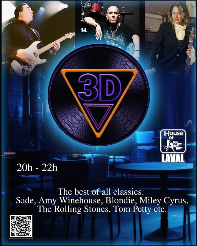 At 6pm - Special Event - The Good + 3D Bands at Maison du Jazz (House of Jazz) Event