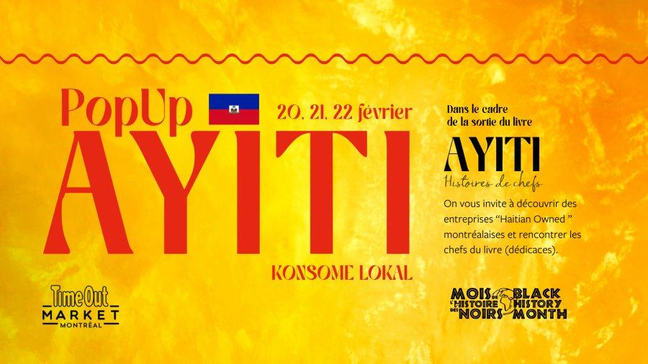 Marché Ayiti en collaboration avec Konsomé Lokal au Time Out Market Montréal !