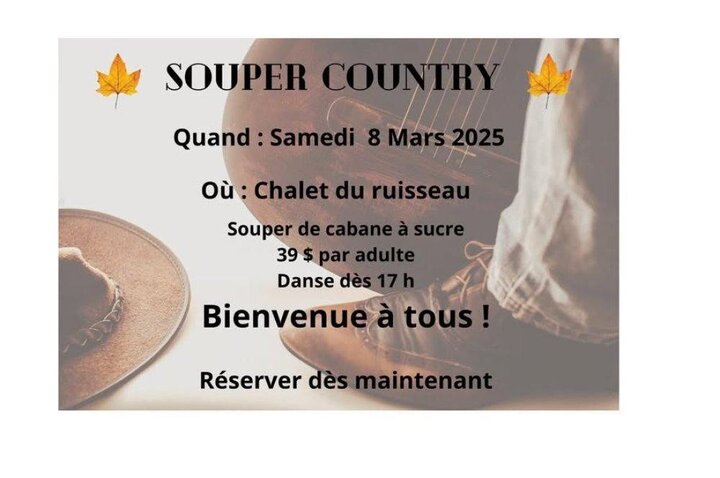 Country Night & Sugar Shack Dinner