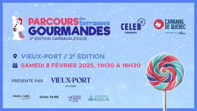 Parcours des Terrasses Gourmandes 2025 - Édition Carnavalesque Événement