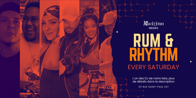 DJ Night Every Saturday - Rum & Rhythm