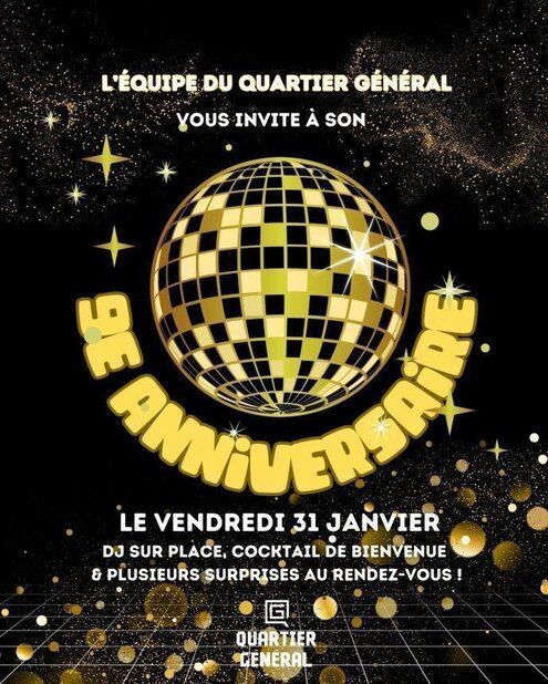 9e Anniversaire du Quartier Général Event