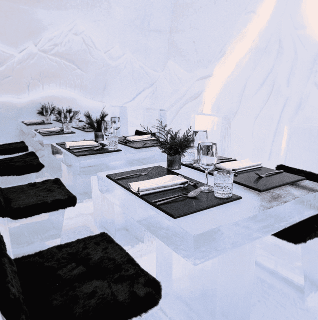 Restaurant de LHôtel de Glace Signé Château Frontenac Event