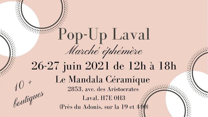Pop-Up Laval, Marché Éphémère 2021