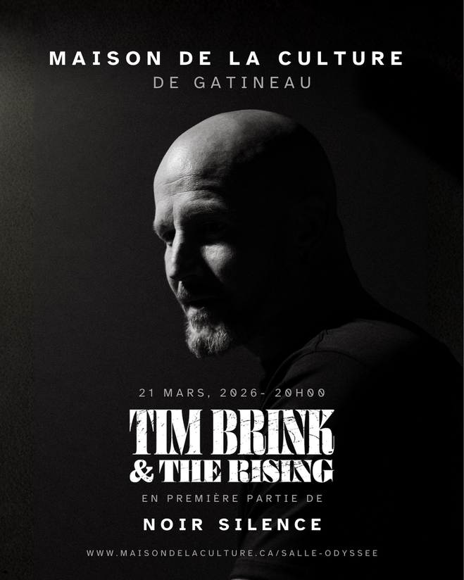 TIM BRINK & THE RISING SE PRODUIRONT AU CENTRE CULTUREL DE GATINEAU