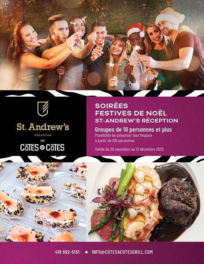 Christmas Parties | St. Andrews Reception Event