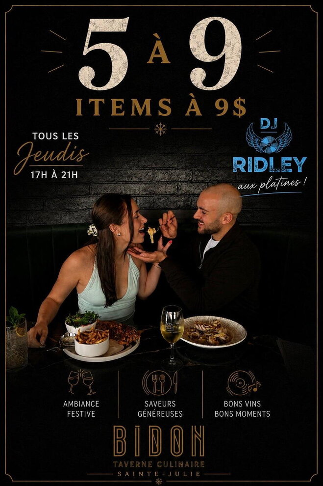Soirée DJ tous les jeudis Événement