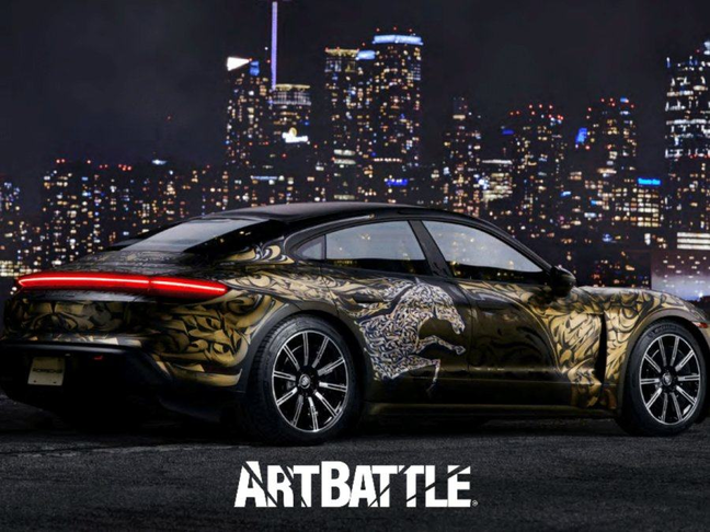 Art Battle dans le parc Urbain du Royalmount