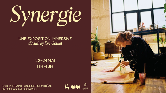 &Agrave; 24 ans, lartiste Audrey-&Egrave;ve Goulet voit grand avec Synergie, une exposition immersive hors norme