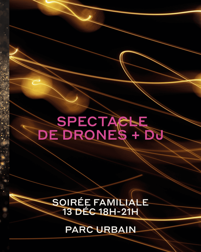 Drone Show and Live DJ at the Ice Rink at Royalmount