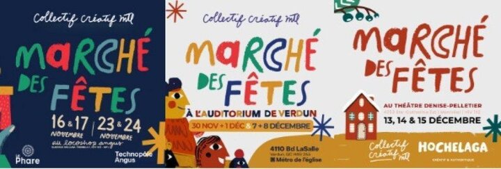 Explorez 5 marchés des Fêtes avec le Collectif Créatif MTL