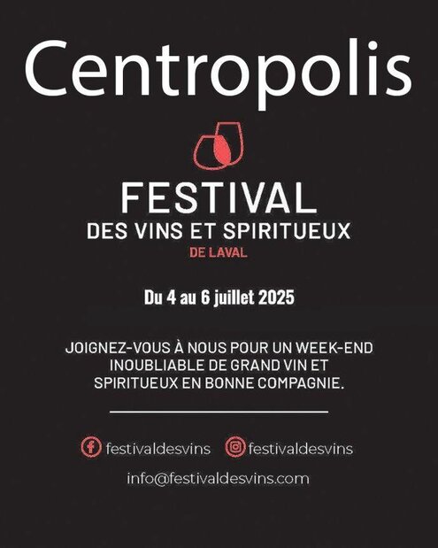 Festival des Vins et Spiritueux de Laval 2025