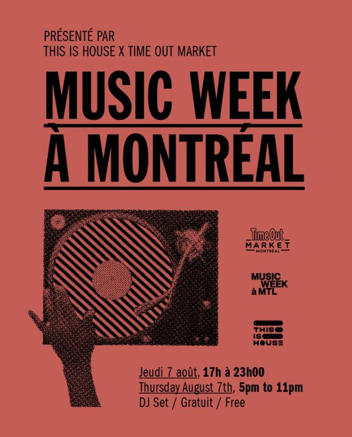 Music Week Montréal at Time Out Market Montréal