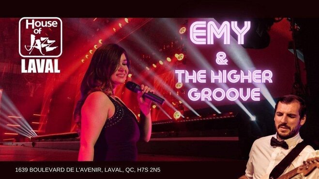 At 7pm - Emy & The Higher Groove at Maison du Jazz (House of Jazz) Event