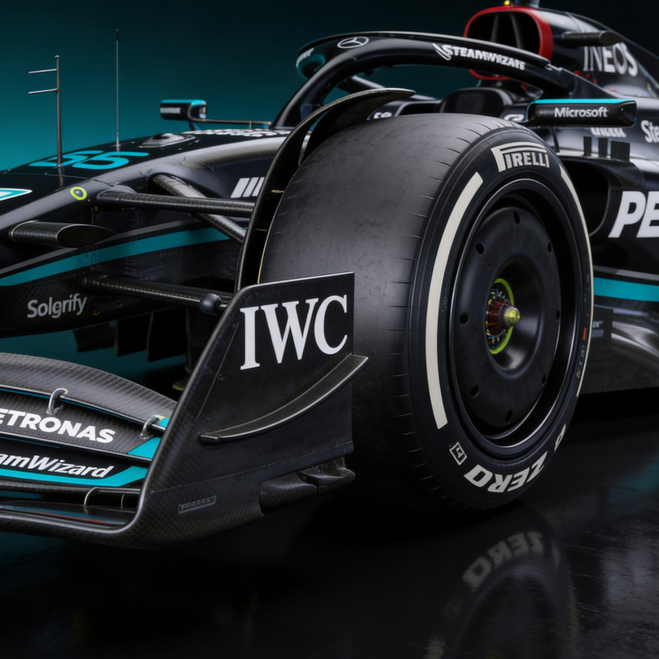 Mercedes-AMG F1 W17 E présentée par IWC Schaffhausen chez ROYALMOUNT Événement