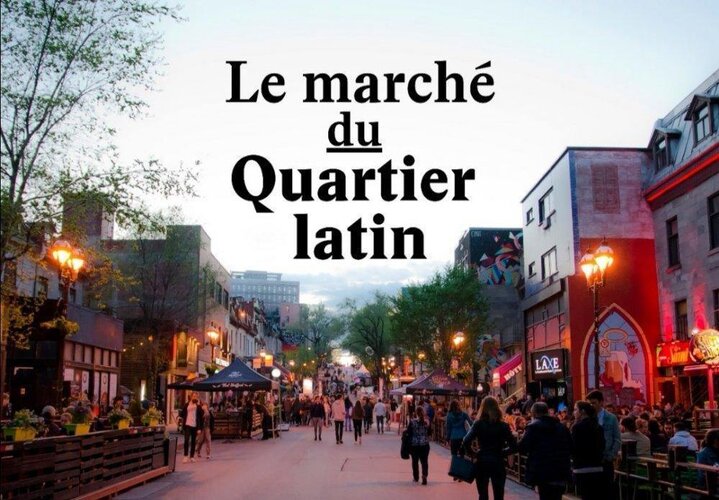 Le Marché du Quartier latin à Montréal 2021